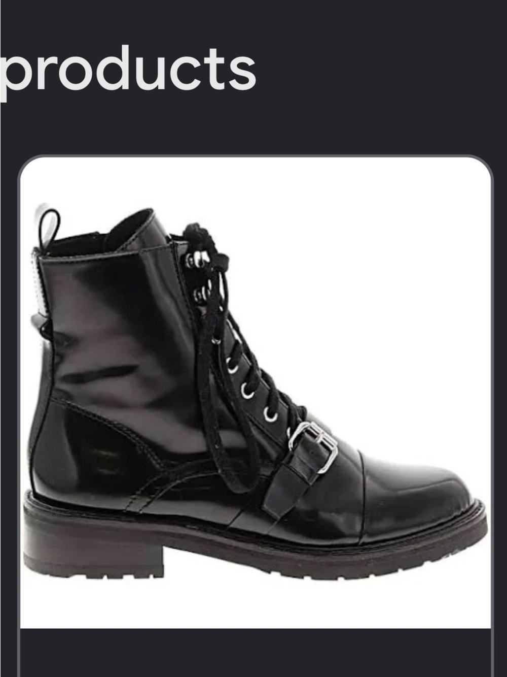 ALLSAINTS Black Women's Combat Boots - Stylish Lace-Up Ankle Boots